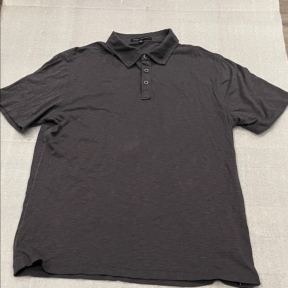 [L]Robert Barakett Charcoal Polo Shirt classic - Picture 1 of 7
